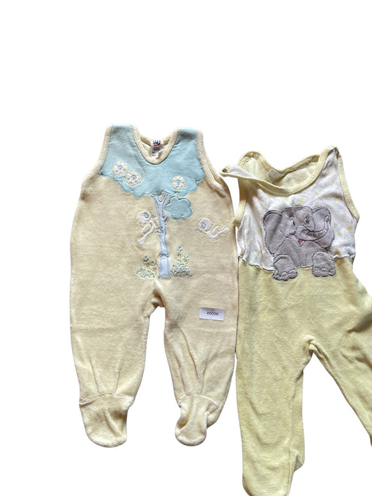 2er Bundle Strampler mit Tiermotiven - Gr. 56