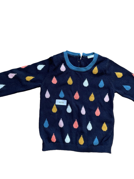 Pull à motif gouttes de pluie - Taille 80