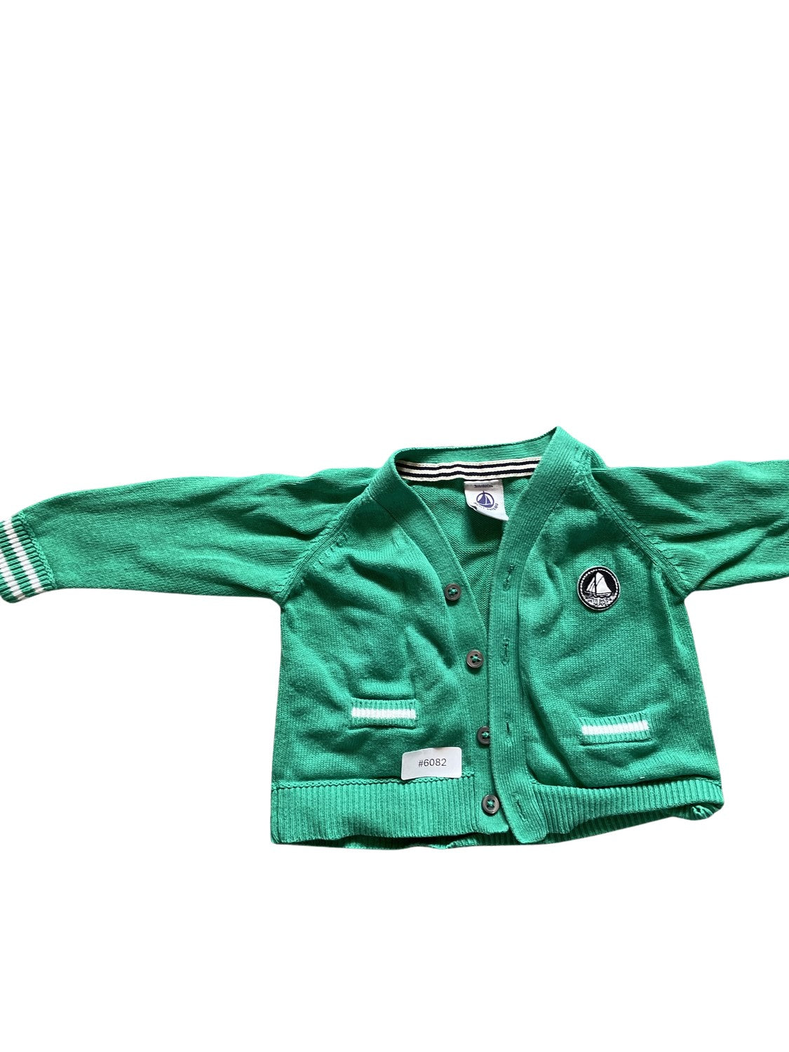 Grüne Strickjacke - Gr. 62