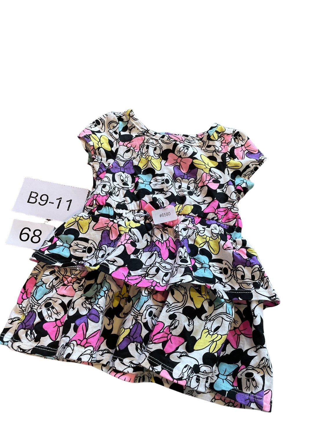 Süsses Kinderkleid mit Muster - Gr. 68
