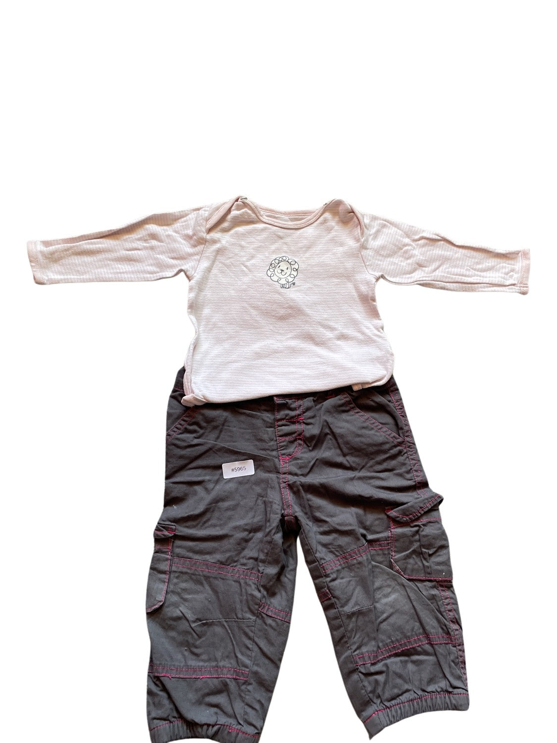 Set Langarmshirt und Hose - Gr. 74