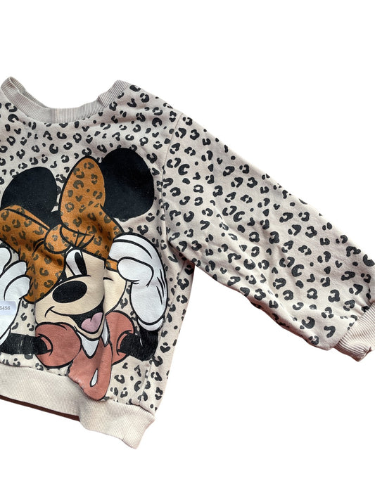 Leopardiger Sweatshirt - Gr. 98