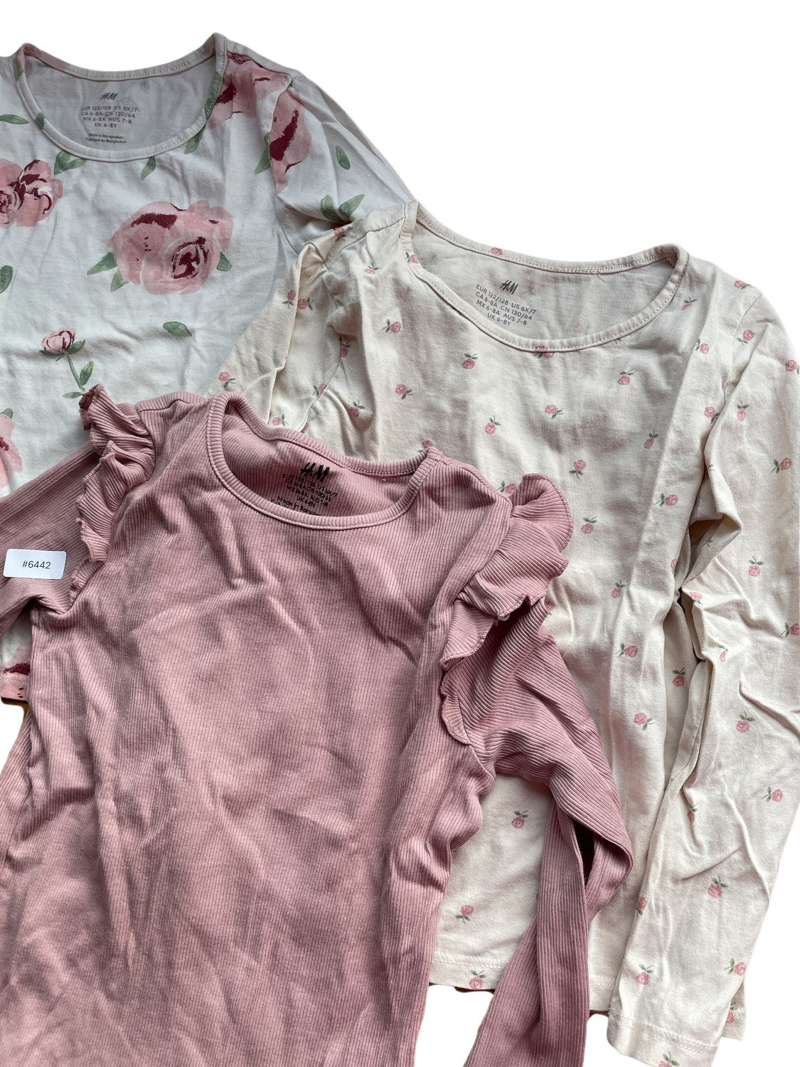 3er Bundle Langarmshirts - Gr. 122