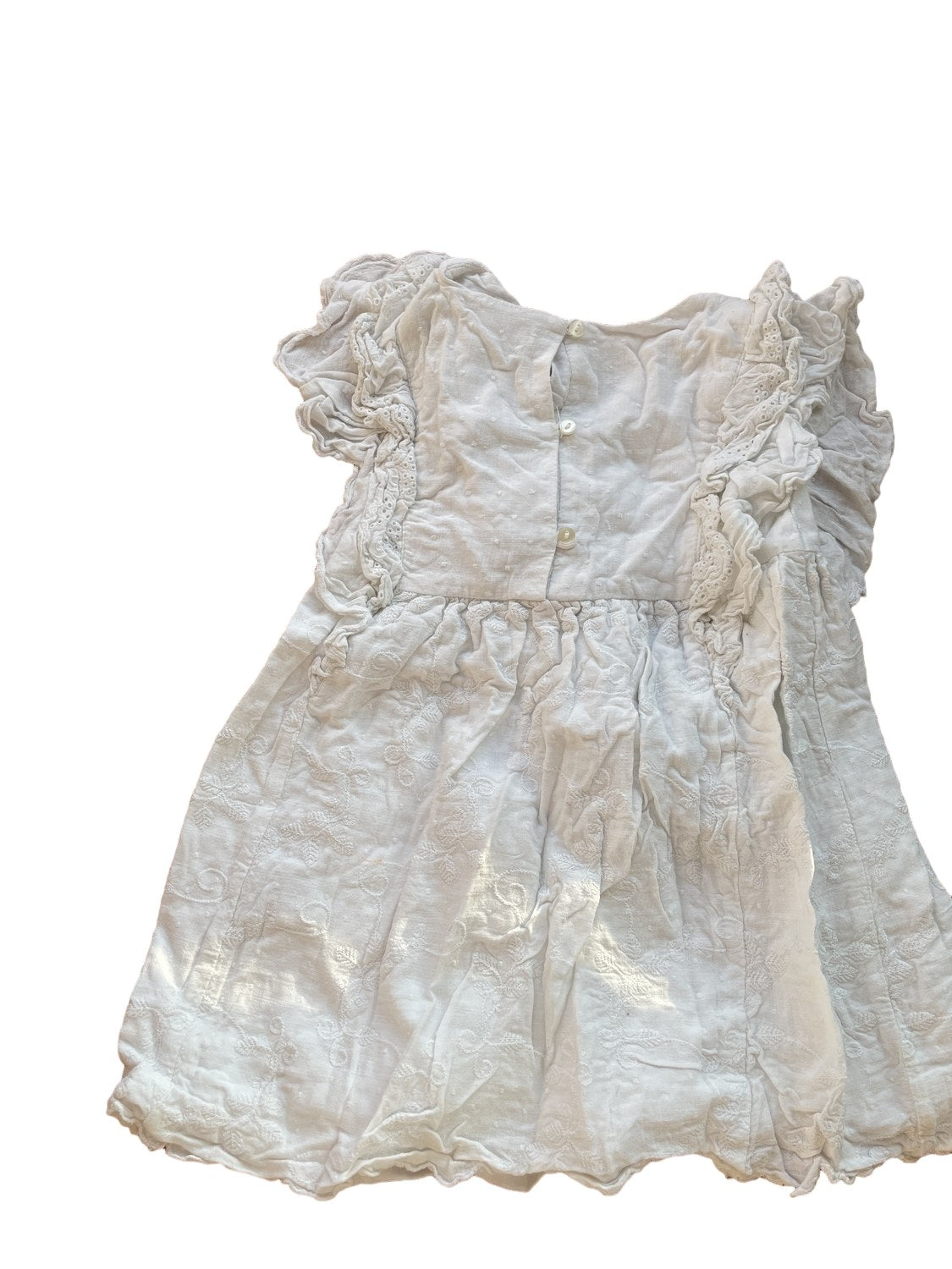 Robe blanche de fête - Taille 104