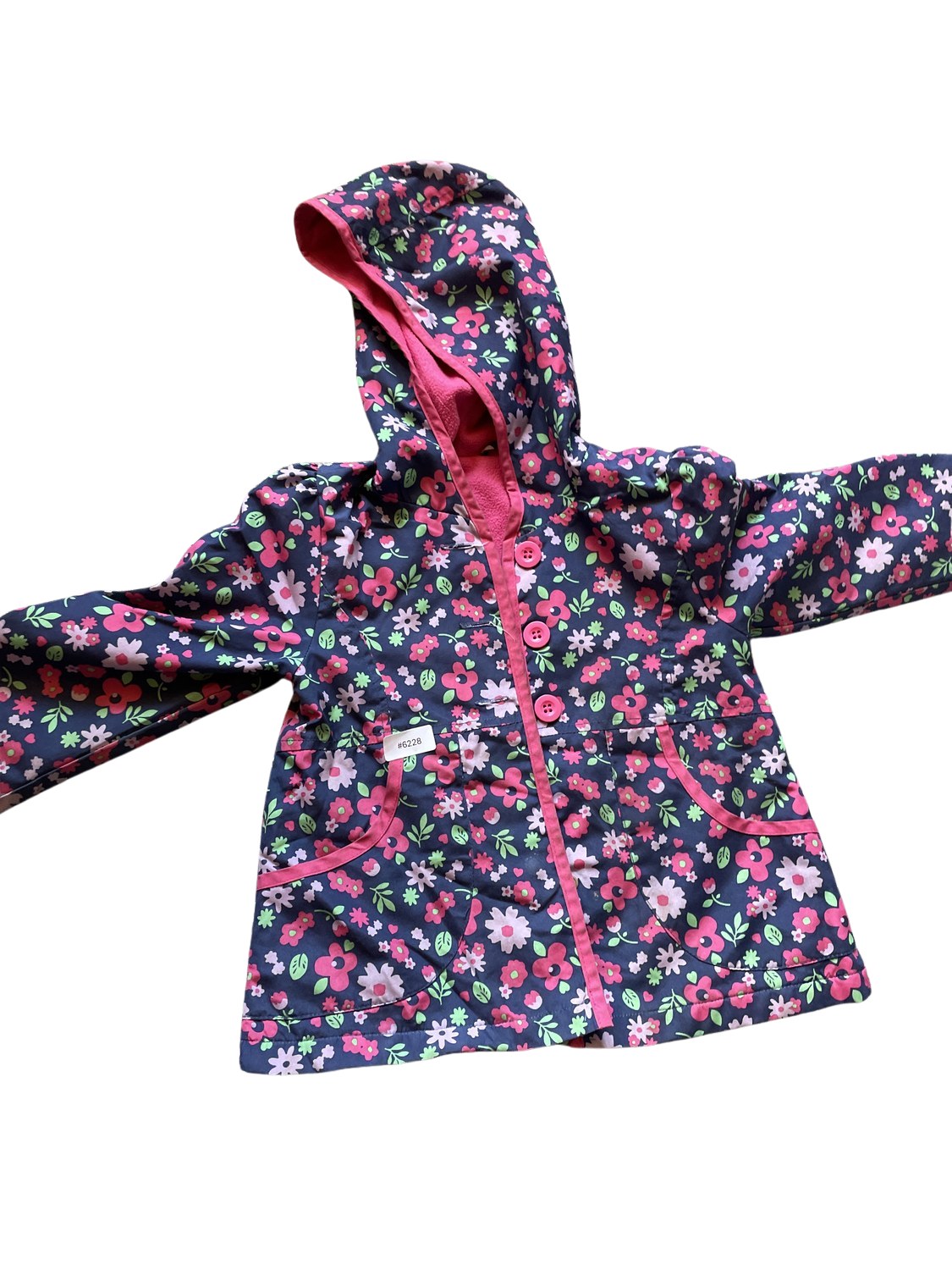 Geblümte Jacke - Gr. 92