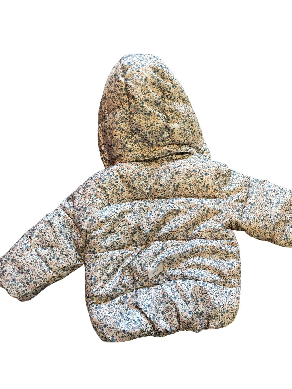 Gemusterte Kapuzenjacke - Gr. 74