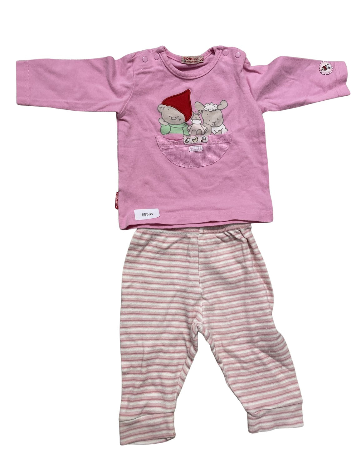 Langärmeliger Baby Pullover - Gr. 56