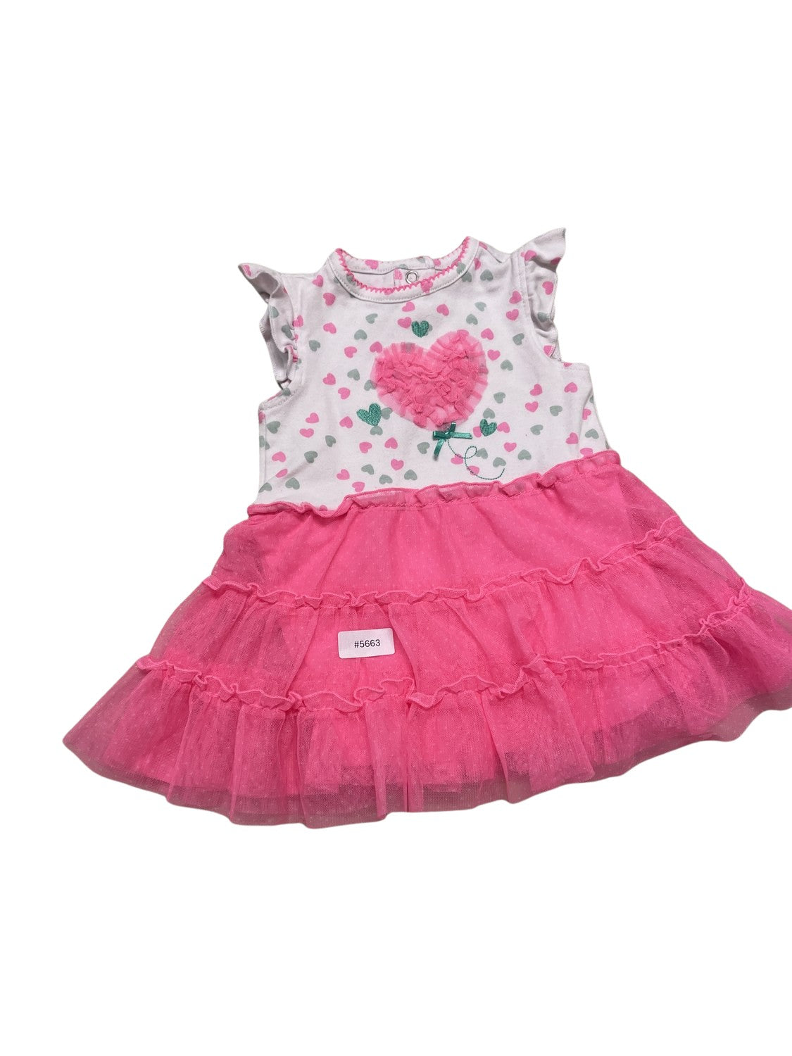 Kleid mit Herzmotiv - Gr. 74