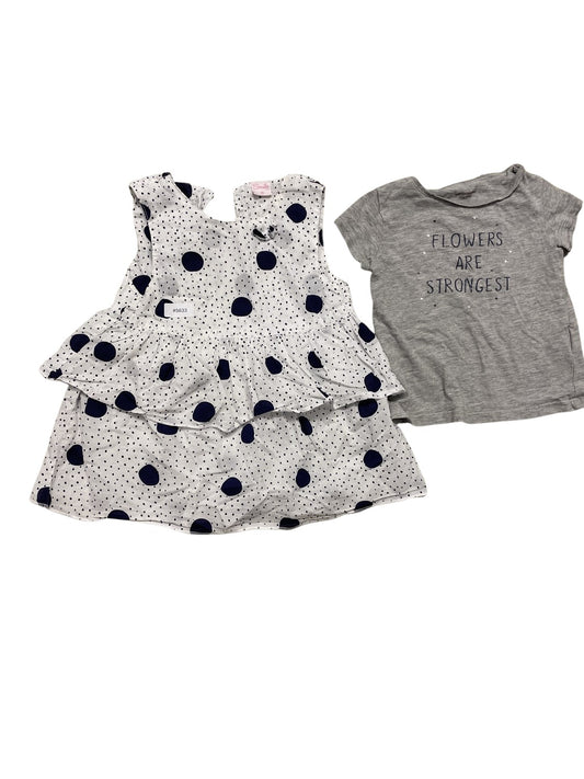 Set Kleid und T-Shirt - Gr. 86