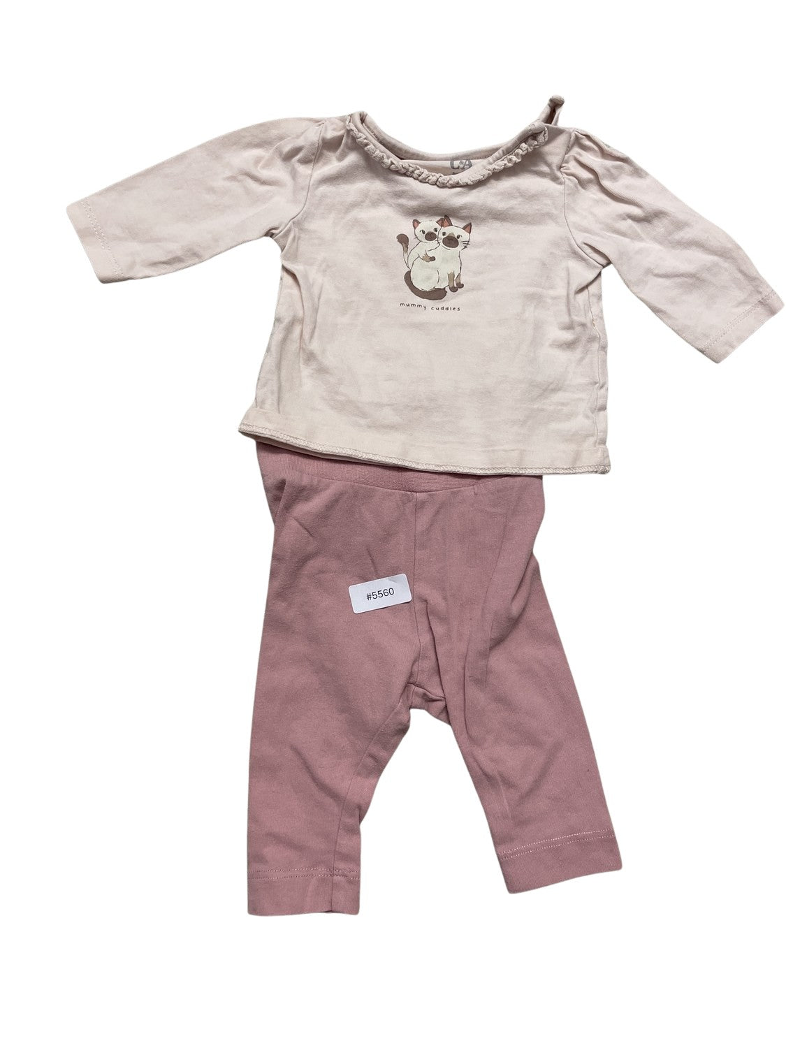 Set mit Katze - Gr. 56