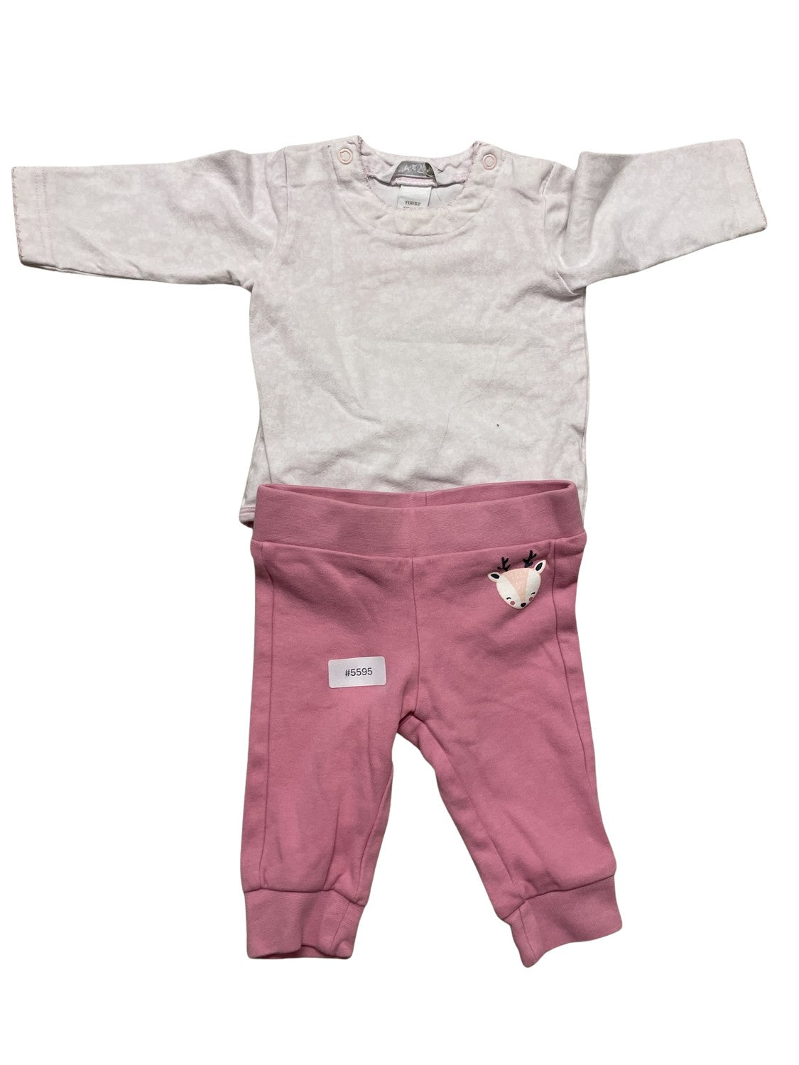Set Langarmshirt und Jogginghose mit Tiermotiv - Gr. 62