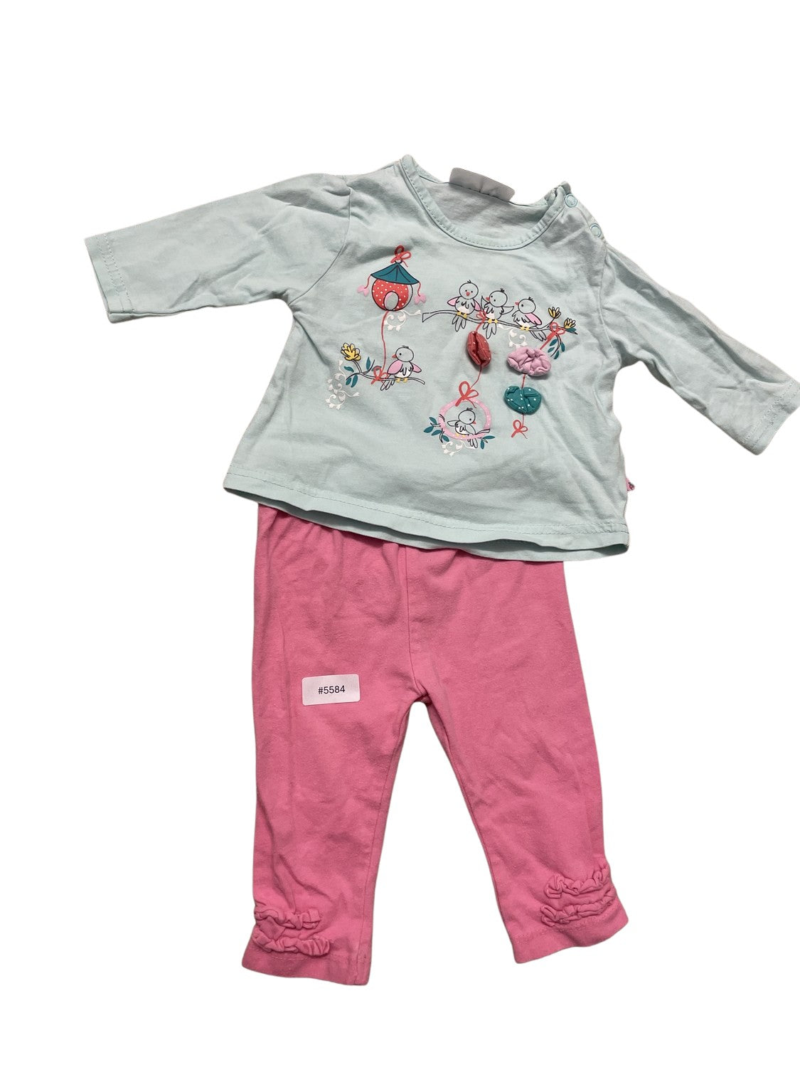 Langarmshirt und Leggings Set - Gr. 62