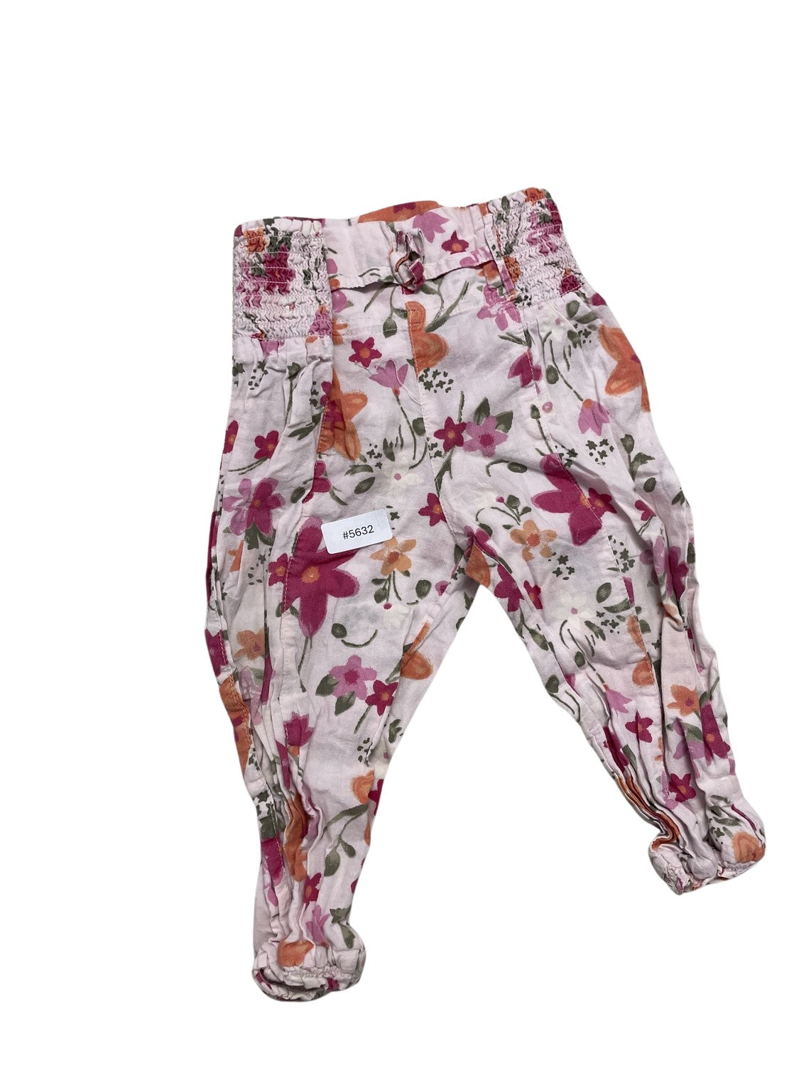 Hose mit Blumenmuster - Gr. 80