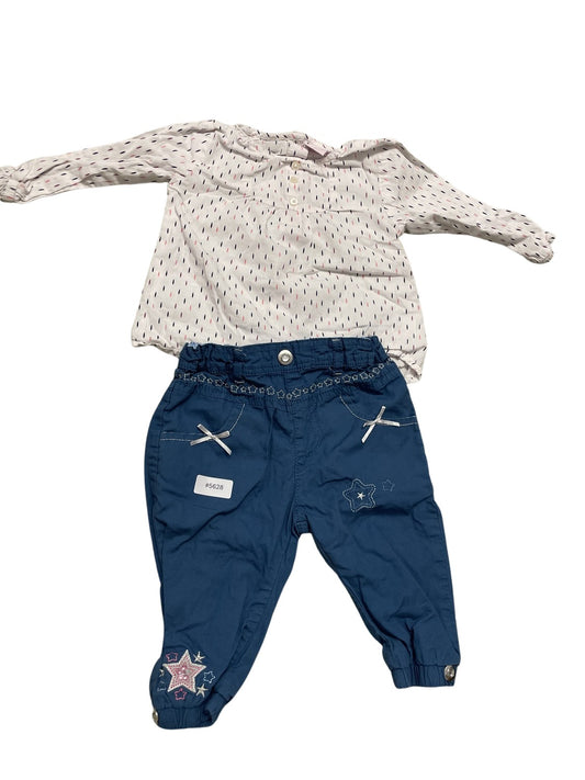 Langarmshirt und Hose Set - Gr. 68