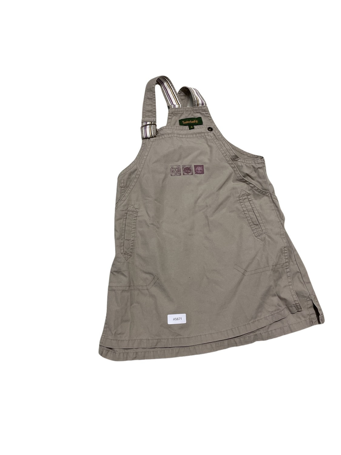 Latzhose mit Streifen - Gr. 104