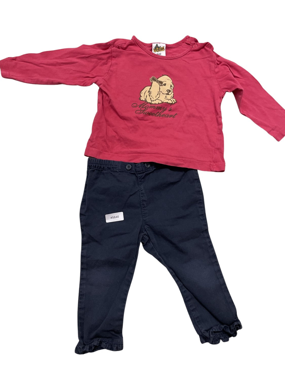 Pullover mit Hose - Gr. 74