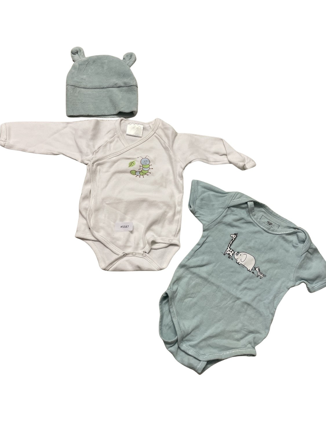 3er Bundle Body und Mütze - Gr. 62
