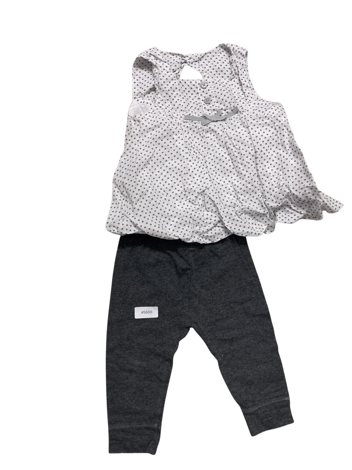 Set ärmelloses Oberteil und Leggings - Gr. 62