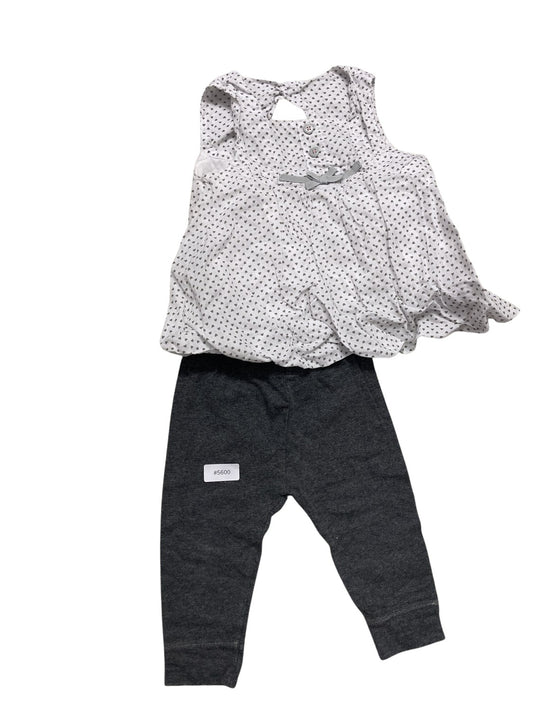 Set ärmelloses Oberteil und Leggings - Gr. 62