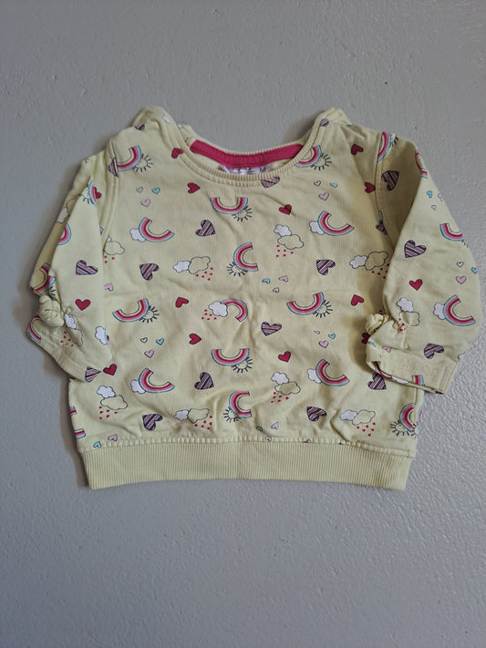 Pullover Regenbogen - Gr. 68