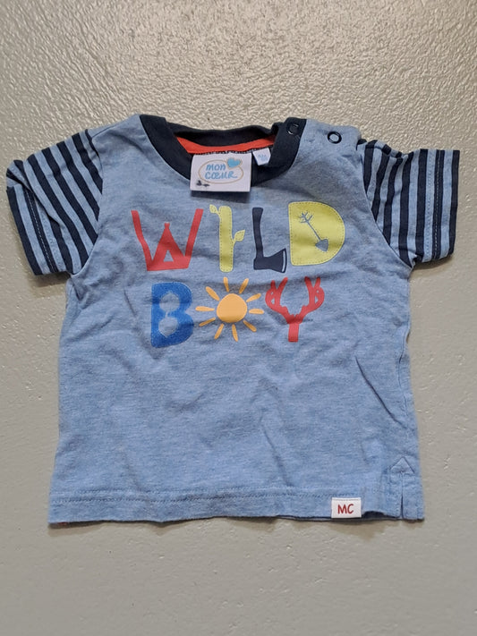 T-Shirt wild boy - Gr. 68