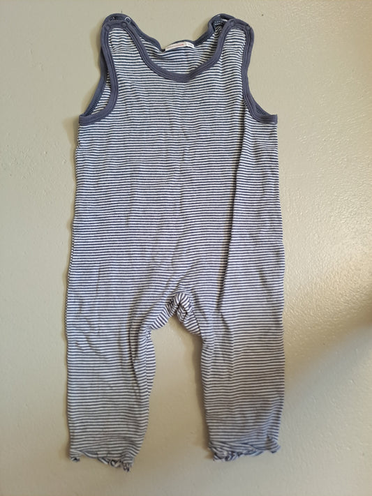 Strampler gestreift- Gr. 74/80