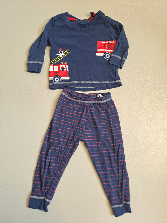 Pyjama Feuerwehr - Gr. 74/80