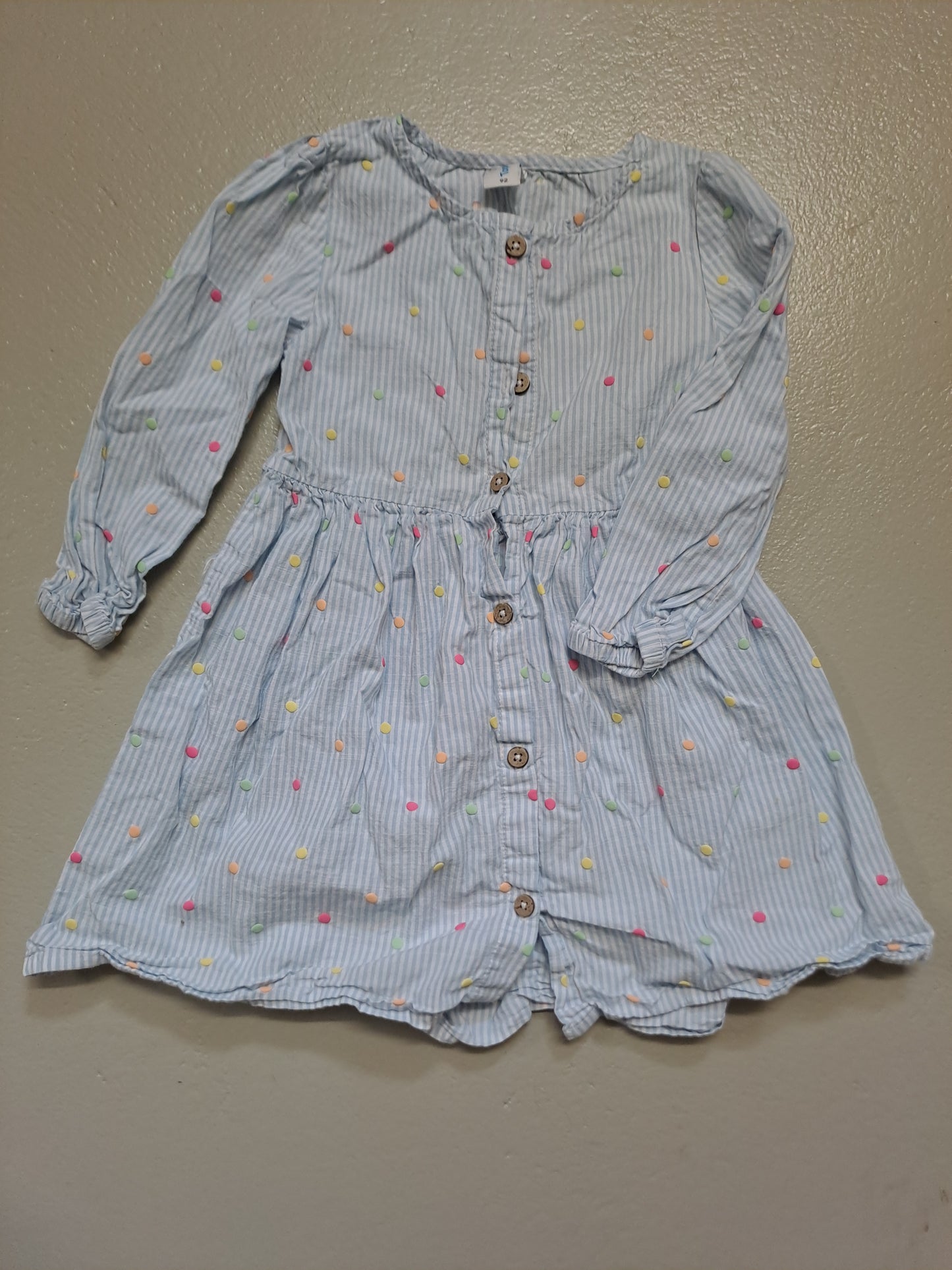 Kleid Punkte - Gr. 92