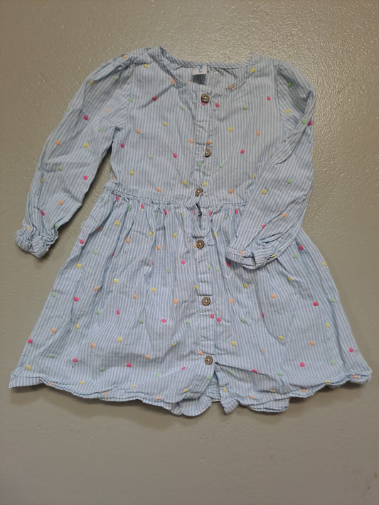 Kleid Punkte - Gr. 92