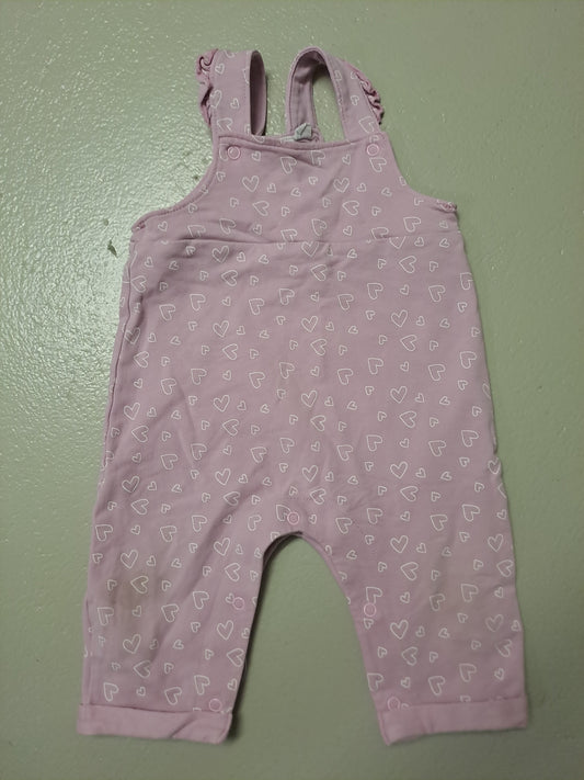 Latzhose Herzen - Gr. 62