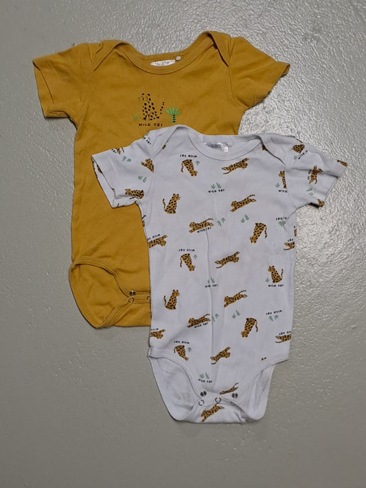 2er Bundle - Body kurz - Gr. 74/80