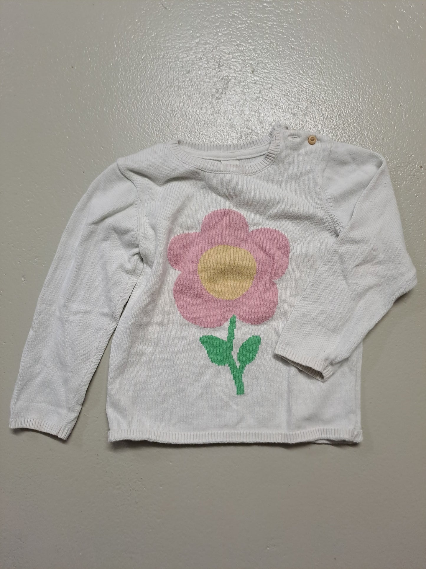 Pullover Blume - Gr. 104