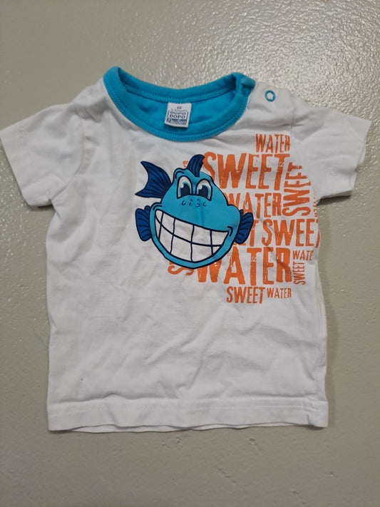 T-Shirt Fisch - Gr. 68