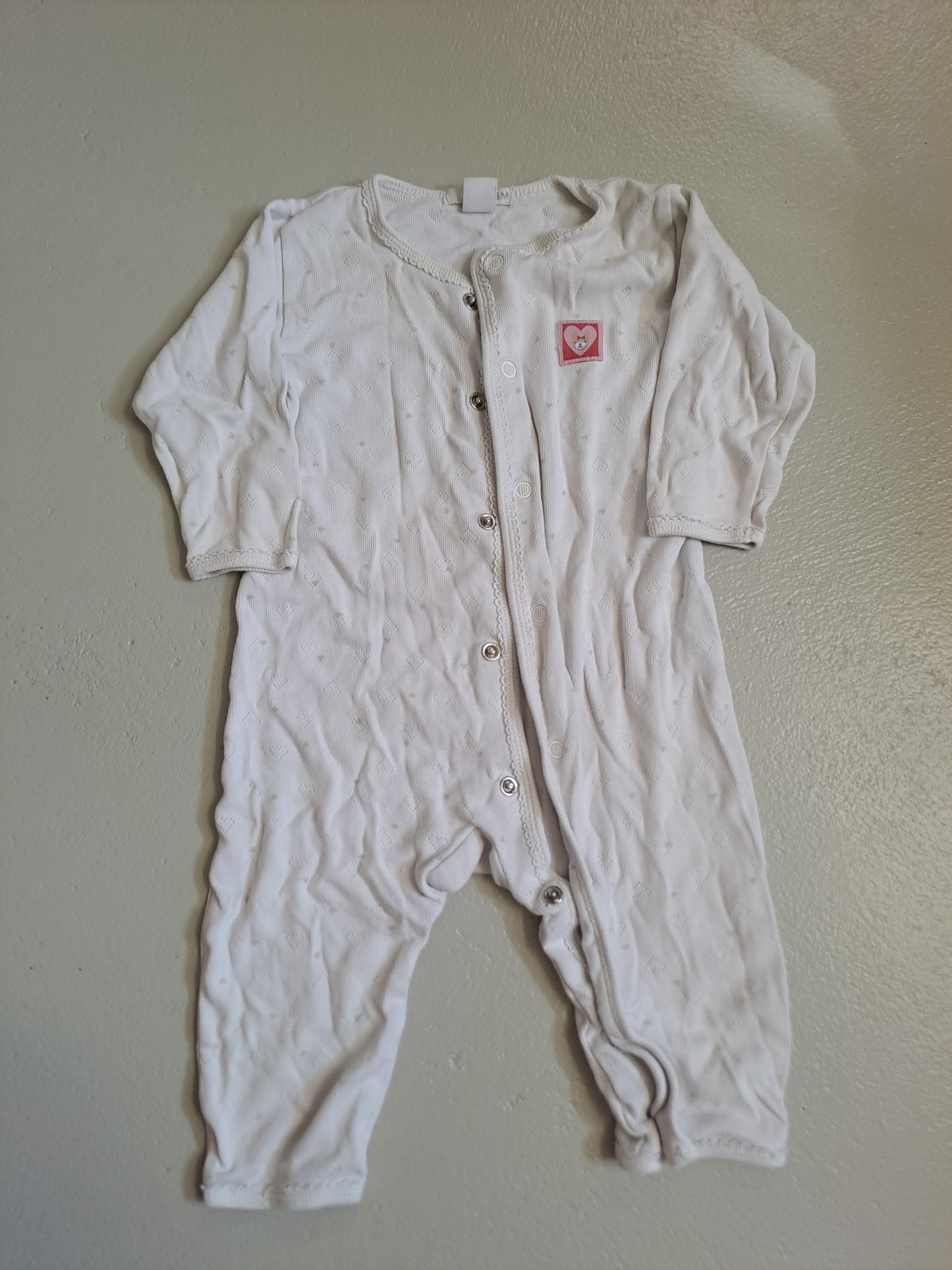 Strampler Herzen - Gr. 74