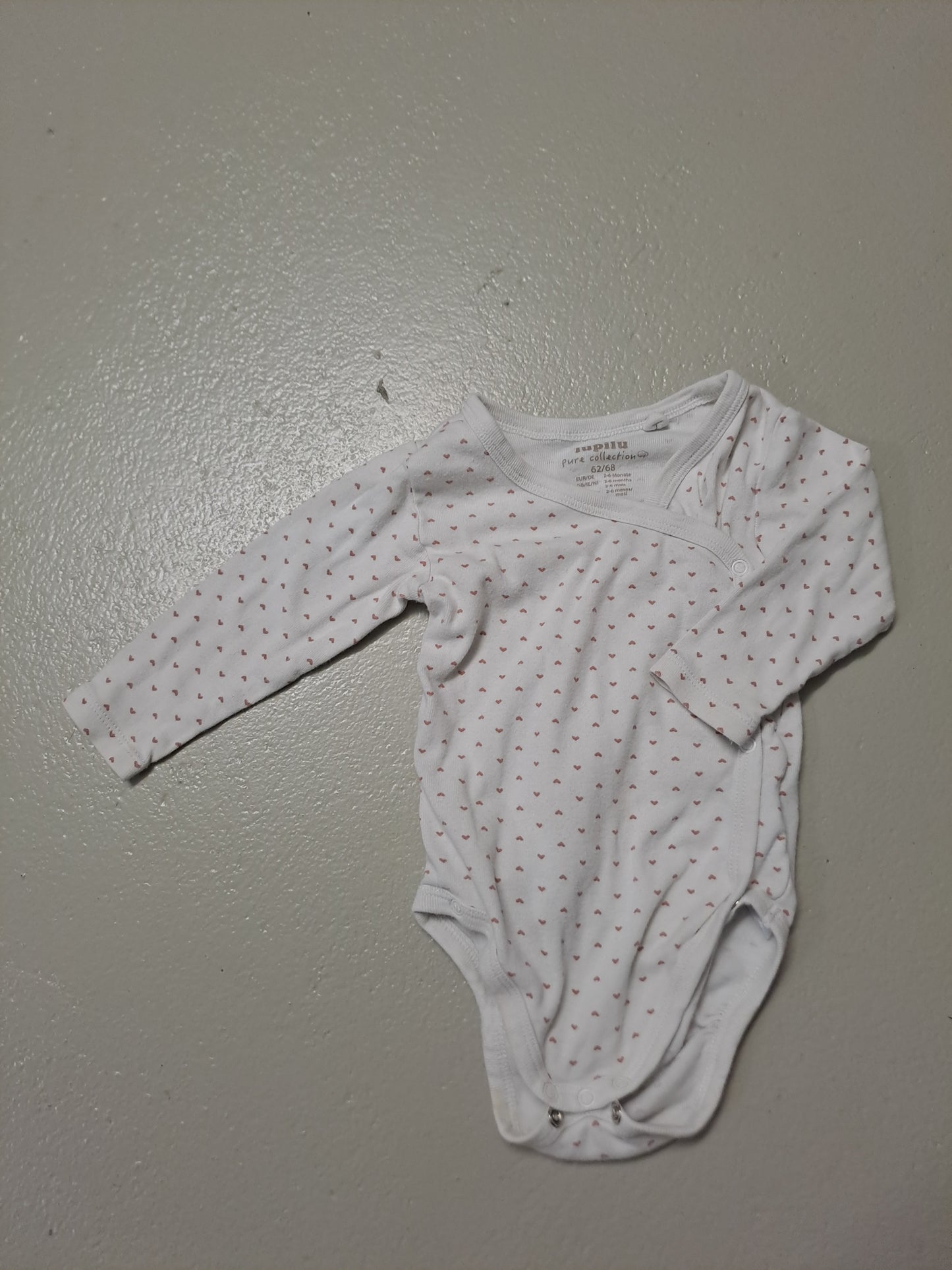 Body lang Herzchen - Gr. 62/68